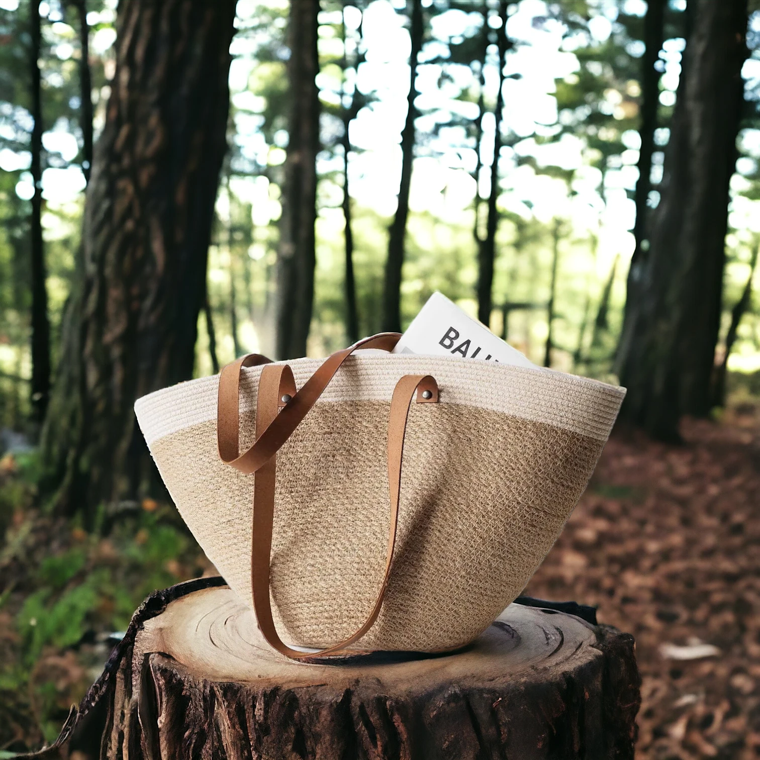 1-Photoroom-1.webp Large Tote Bag | Jute Tote Bag | Beach Bag | KTTB1003 Tote Bags - Image 1