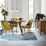 Modern Rug Blue For Living Room | Best Kids Room Rug | Handtufted Wool Rug - Image 2