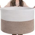 Cotton Rope Laundry Basket 16x16x14 Inches