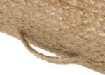 Jute Floor Cushion | Boho Rustic Hard Filled Cushion - Image 4