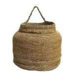 Hanging Vegetable Basket-Seagrass 10x10 inches - Image 2
