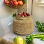Hanging Vegetable Basket-Seagrass 10x10 inches - Image 3