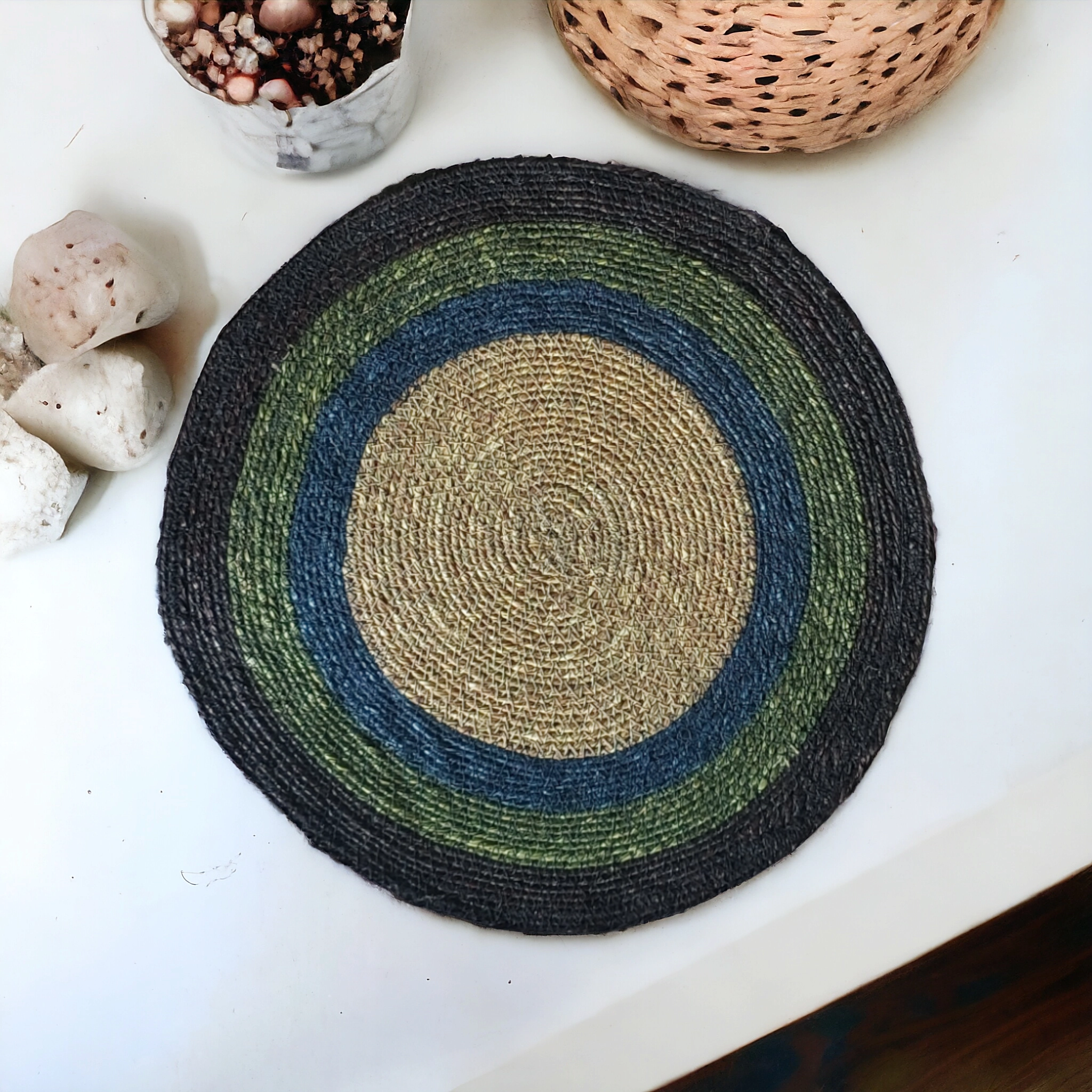 Photoroom-20240516_164525.webp Seagrass Eco-Friendly Multicolour Placemats For Home Decor 40cm - Image 1