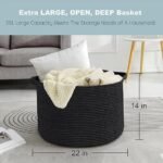 Extra Large Laundry Basket 22x14 inches - Image 2